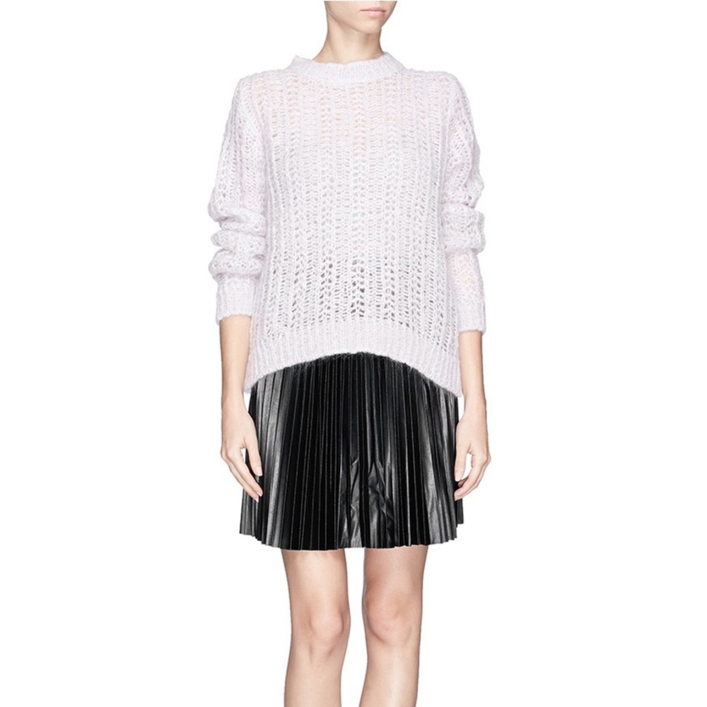 Sandro Stage mohair open knit sweater - Picture 2 of 8